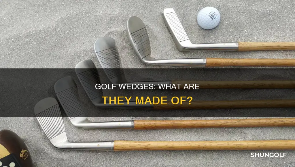 what are golf wedges made of
