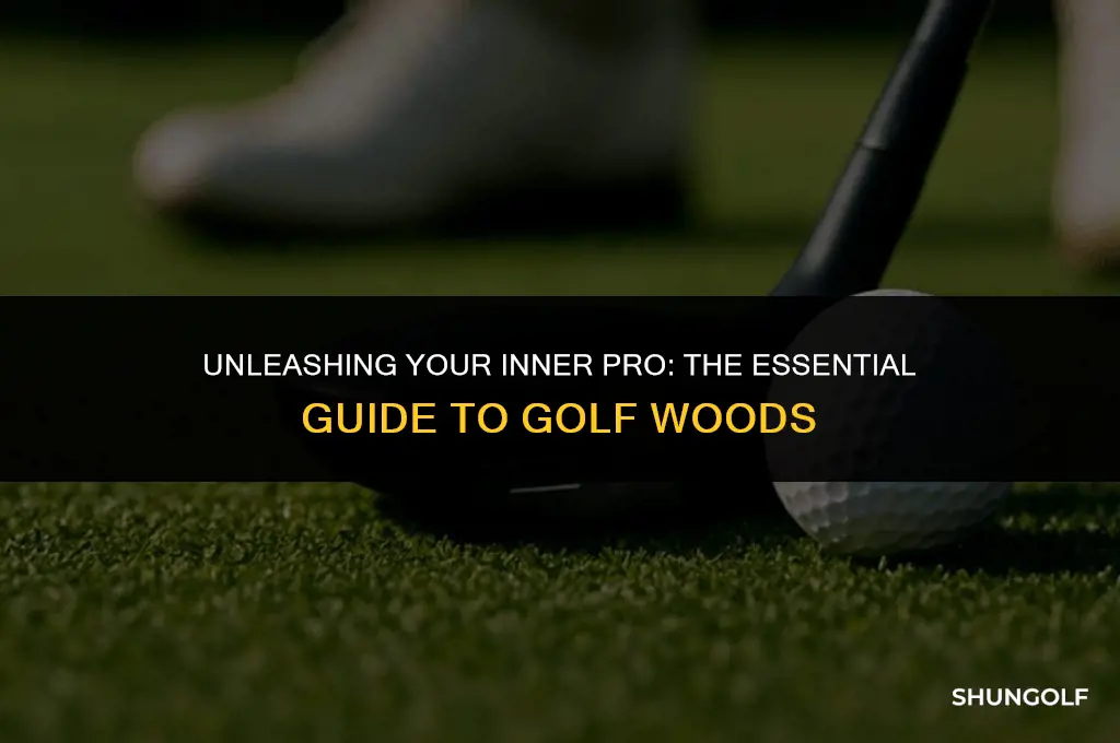 what are golf woods used for
