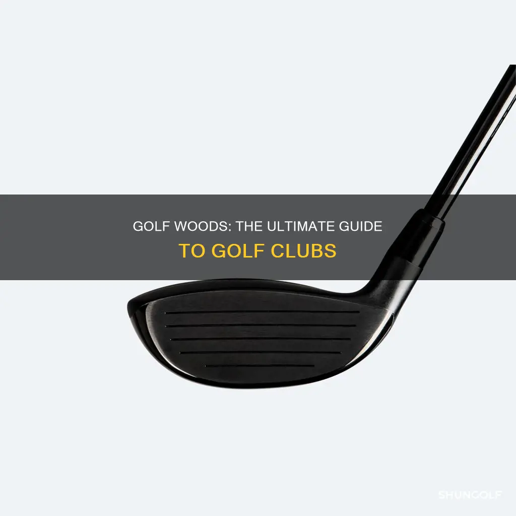 what are golf woods