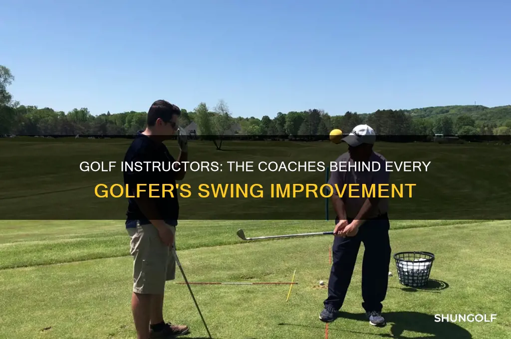 what are golfer who train other golfers called