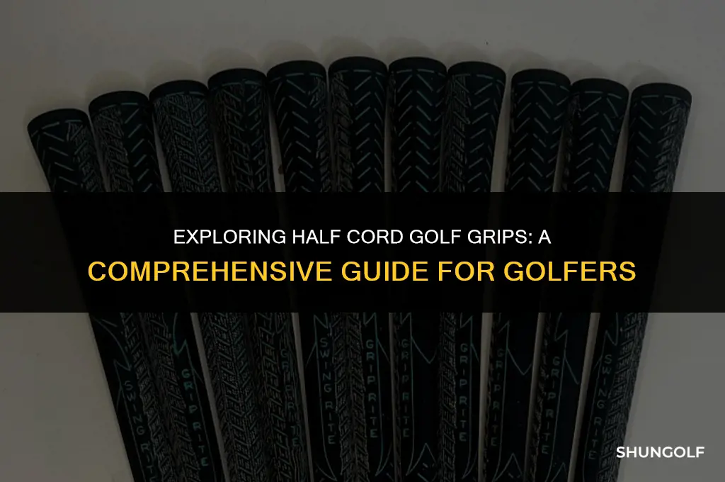 what are half cord golf grips