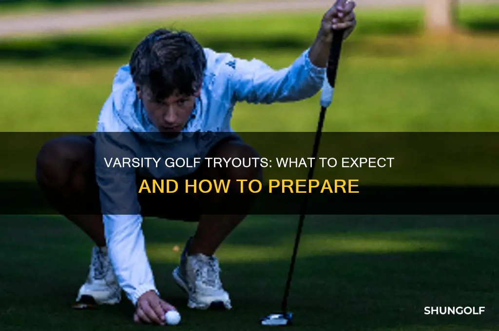 what are high school varsity golf tryouts like