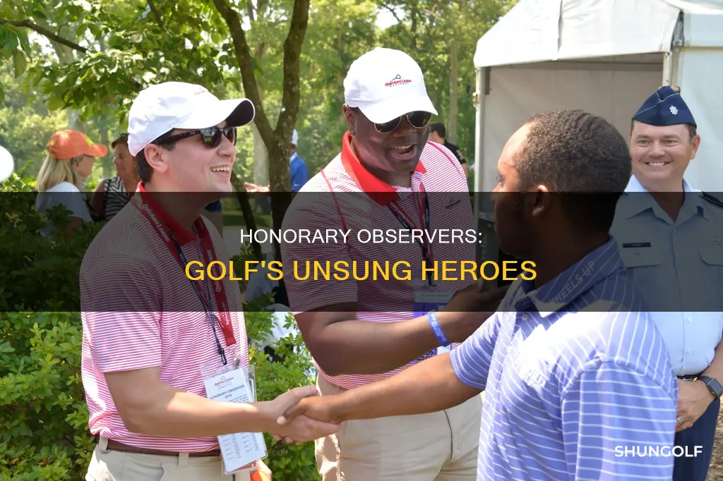 what are honorary observer in golf