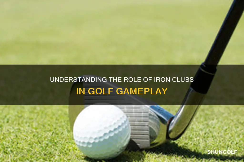 what are iron clubs used for in golf