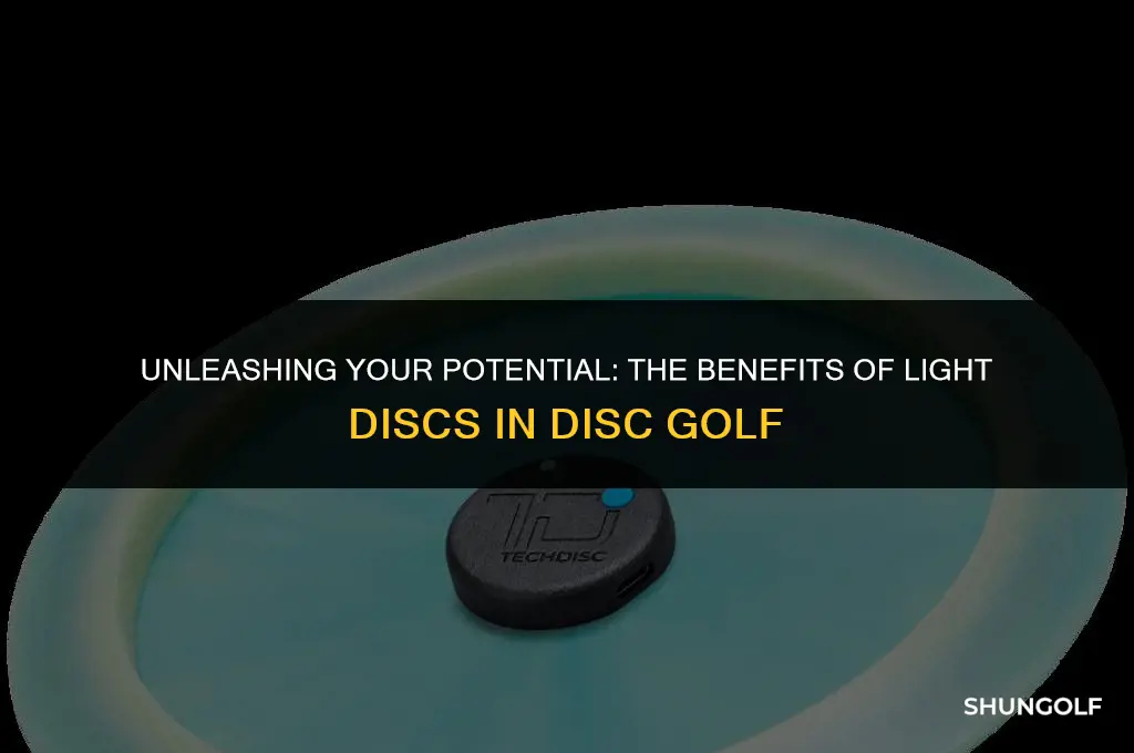 what are light discs good for disc golfing