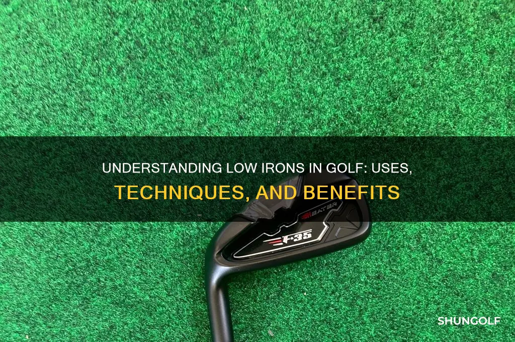 what are low irons in golf