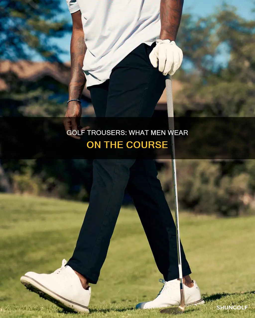 what are mens golf trousers called