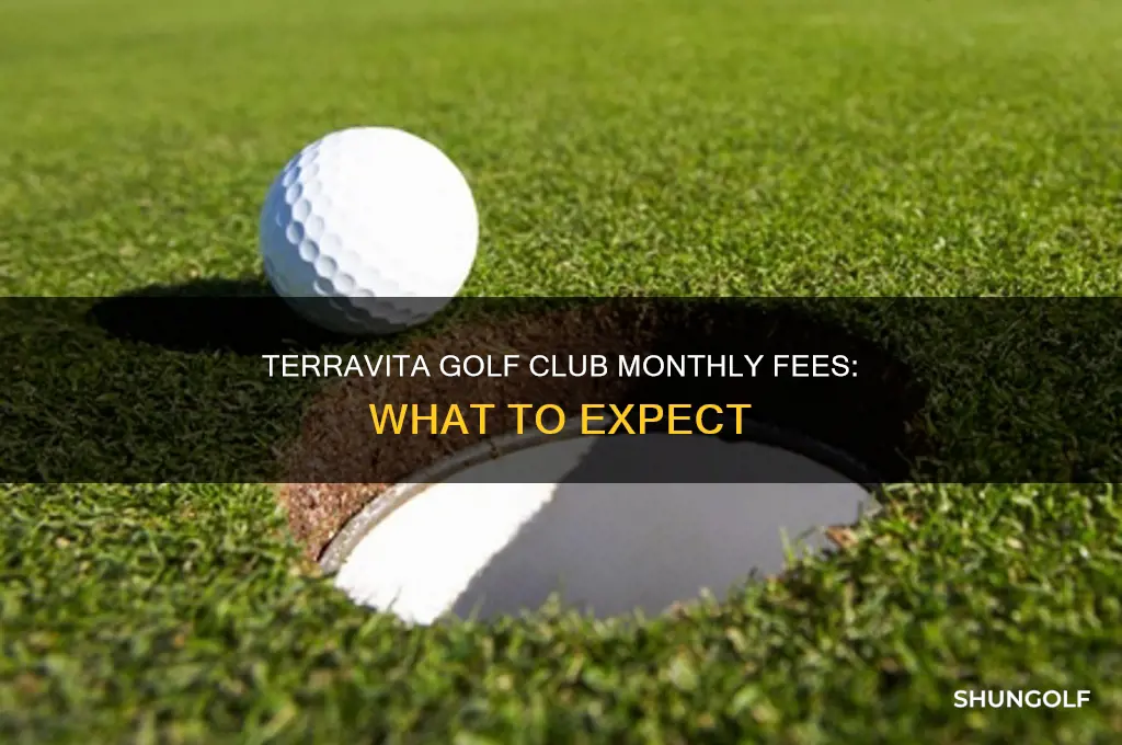 what are monthly fees at terravita golf club
