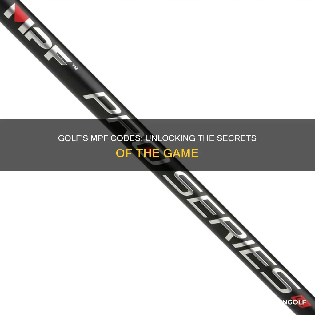 what are mpf codes golf