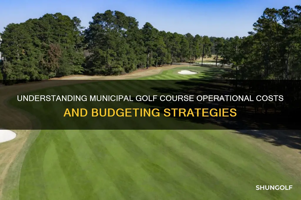 what are municipal golf course cost of operations