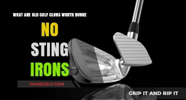 Valuing Vintage Golf Clubs: Burke No Sting Irons Worth Exploring