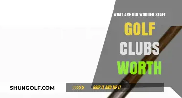 Valuing Vintage Golf Clubs: Assessing the Worth of Old Wooden Shafts
