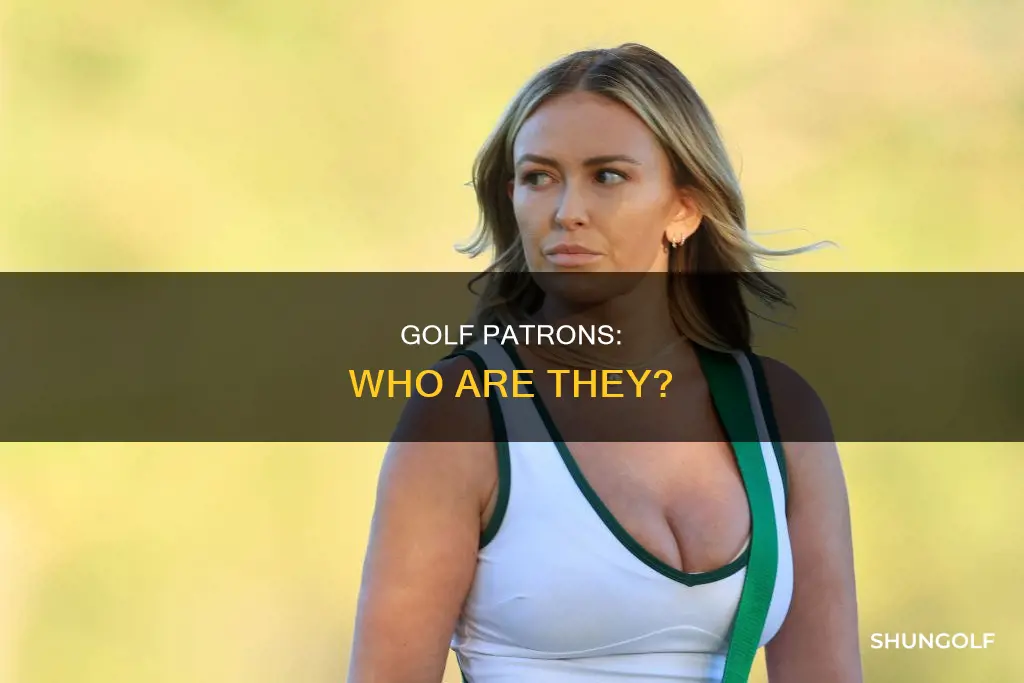 what are patrons in golf
