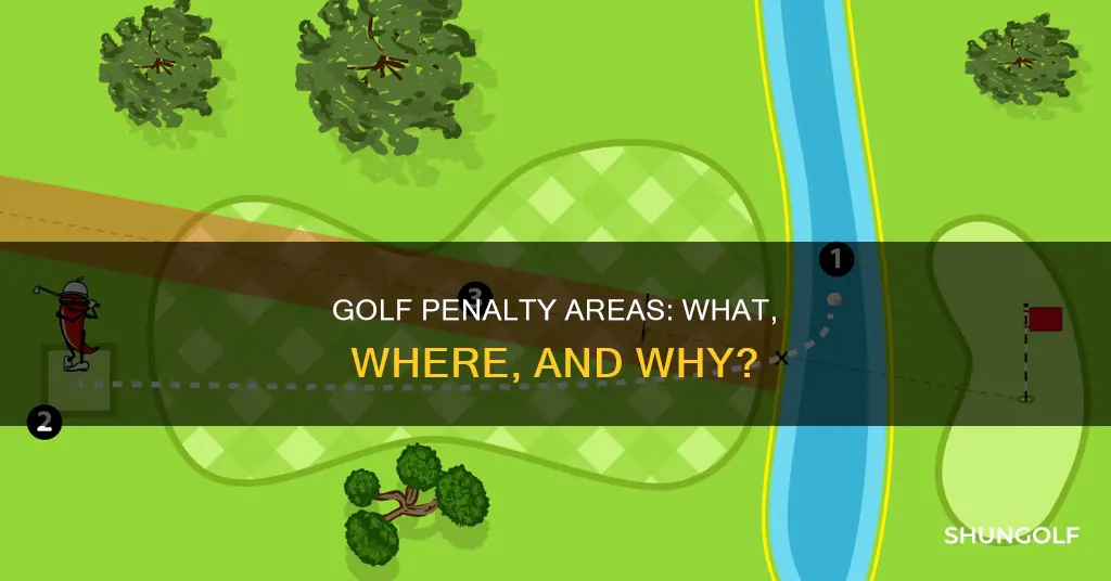 what are penalty areas in golf