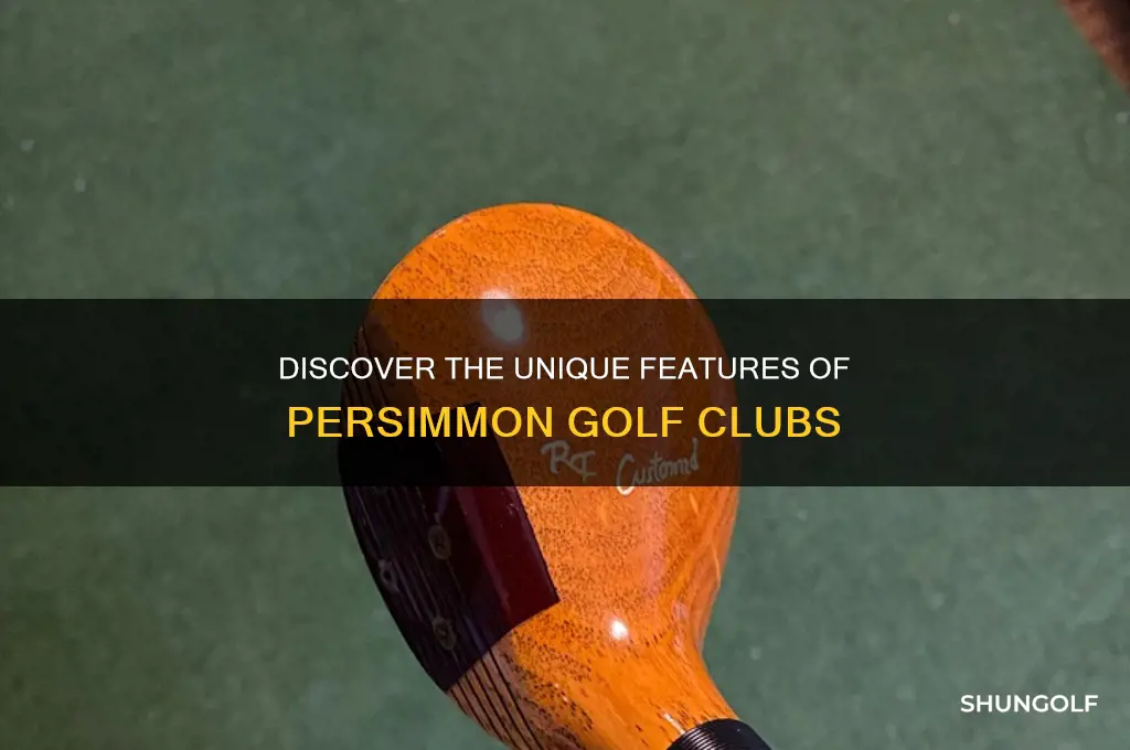 what are persimmon golf clubs