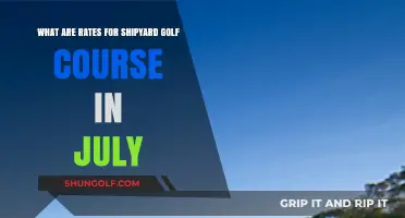 July Rates for Shipyard Golf Course: What to Expect