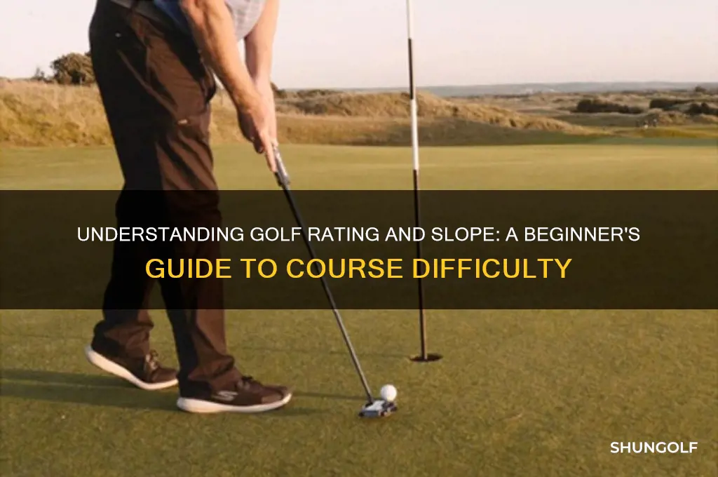 what are rating and slope in golf