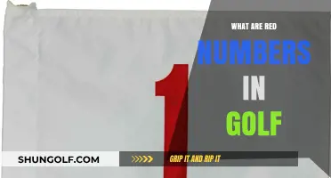 Golf's Red Numbers: What They Mean
