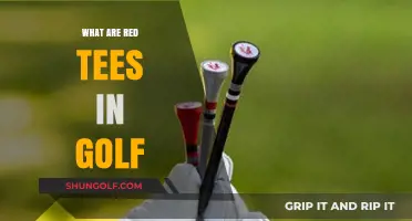 Golf Tees: Understanding the Red Ones