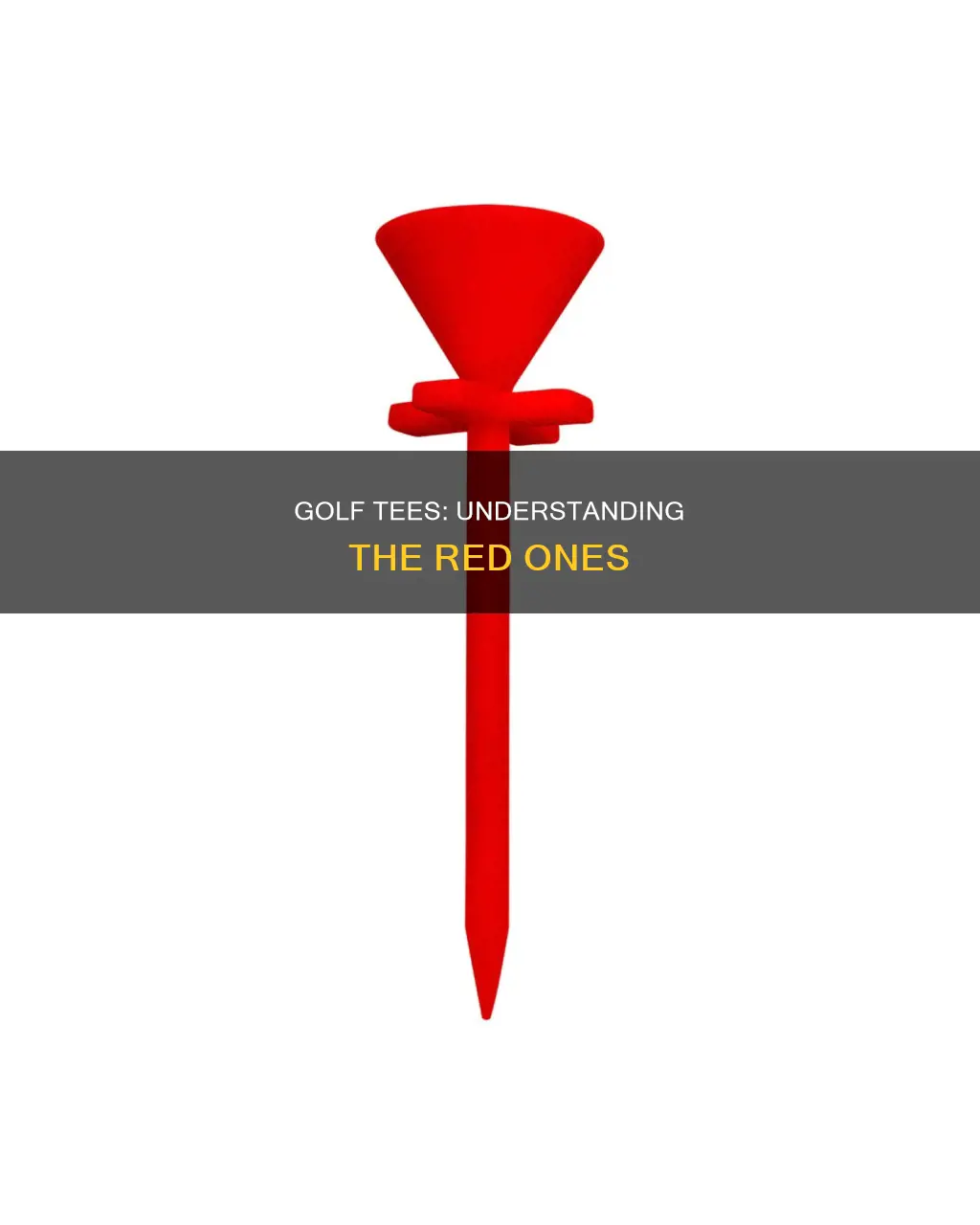 what are red tees in golf
