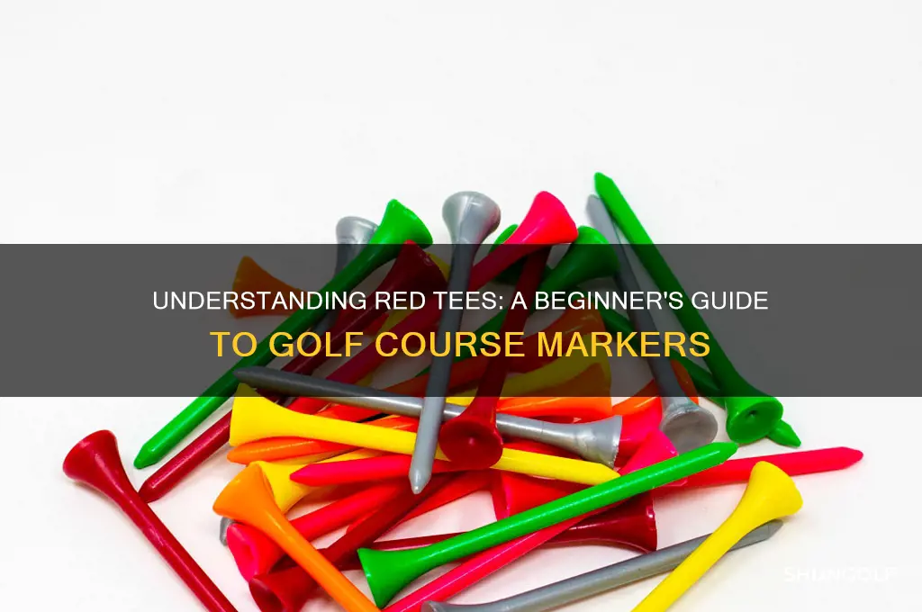 what are red tees on a golf course