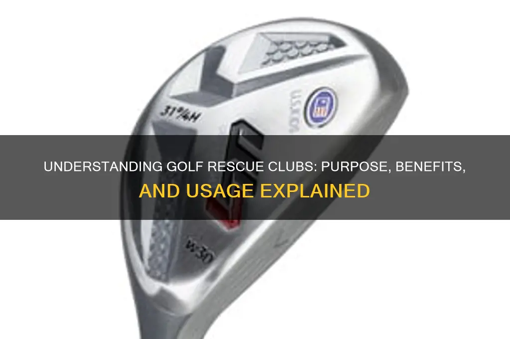 what are rescue clubs in golf