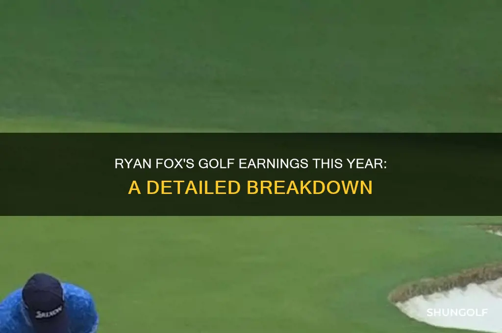 what are ryan fox golf earnings this year