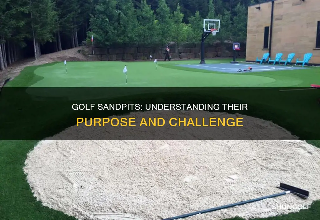 what are sandpits for in golf