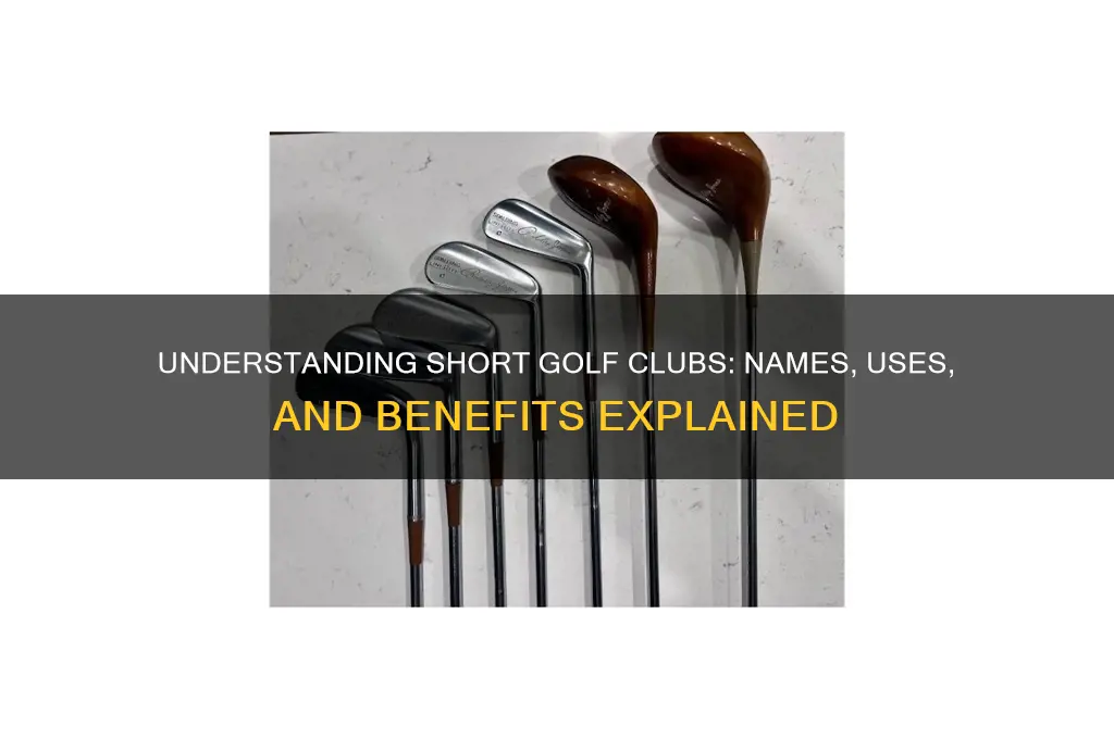 what are short golf clubs called