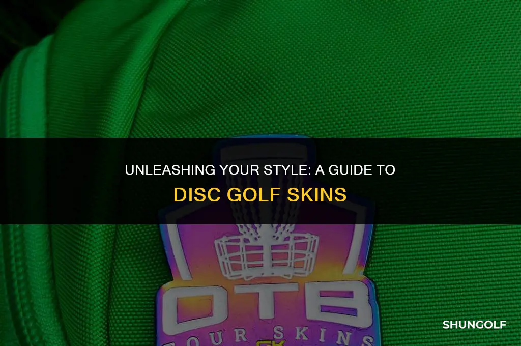 what are skins in disc golf