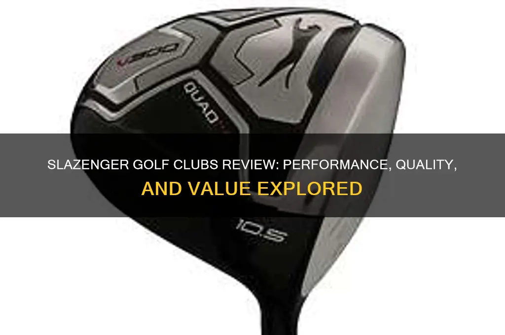 what are slazenger golf clubs like