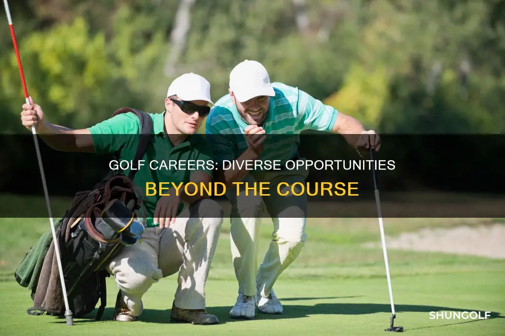 what are some careers in golf