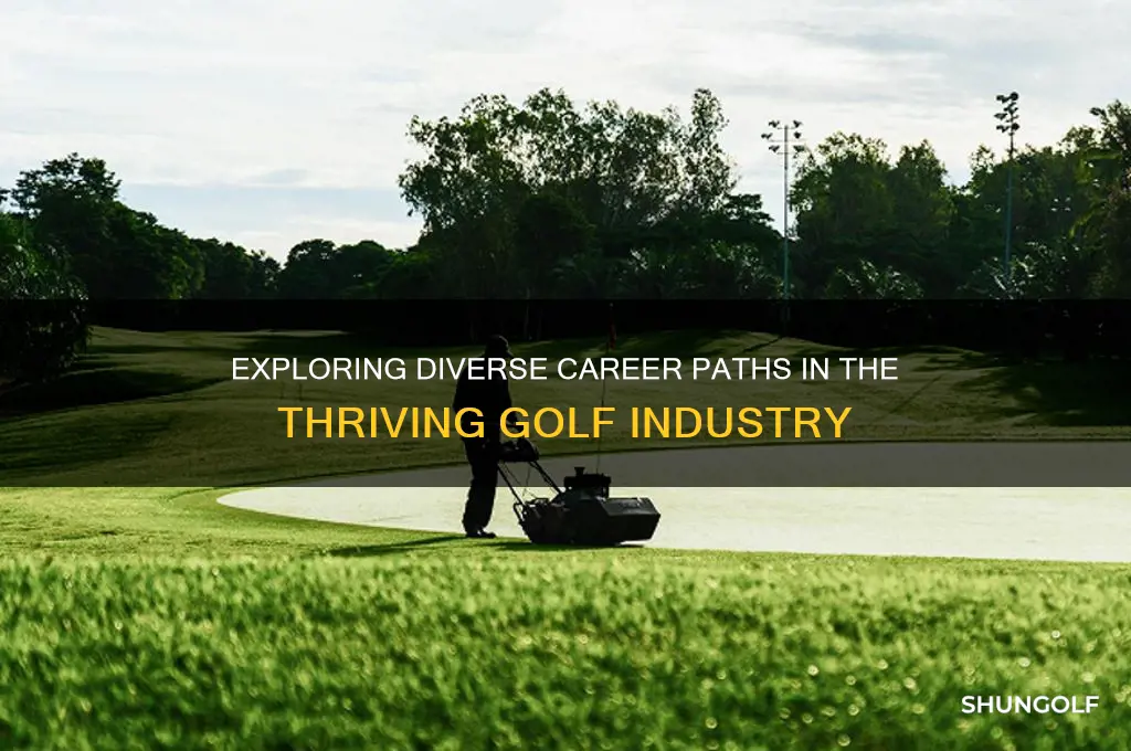 what are some careers in the golf industry