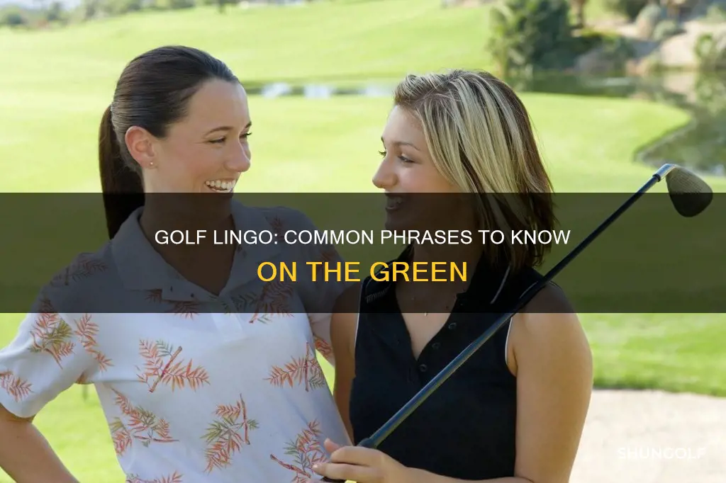 what are some golf phrases