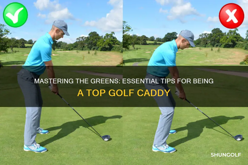 what are some tips for being a golf caddy golfweek