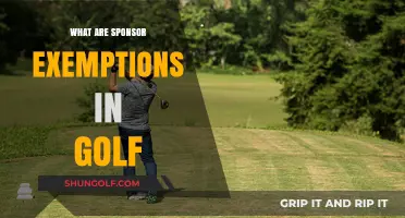 Sponsor Exemptions: Golf's Special Invites