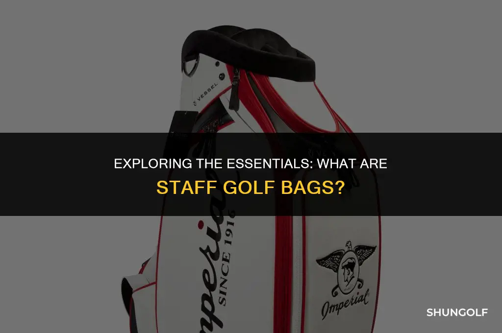 what are staff golf bags