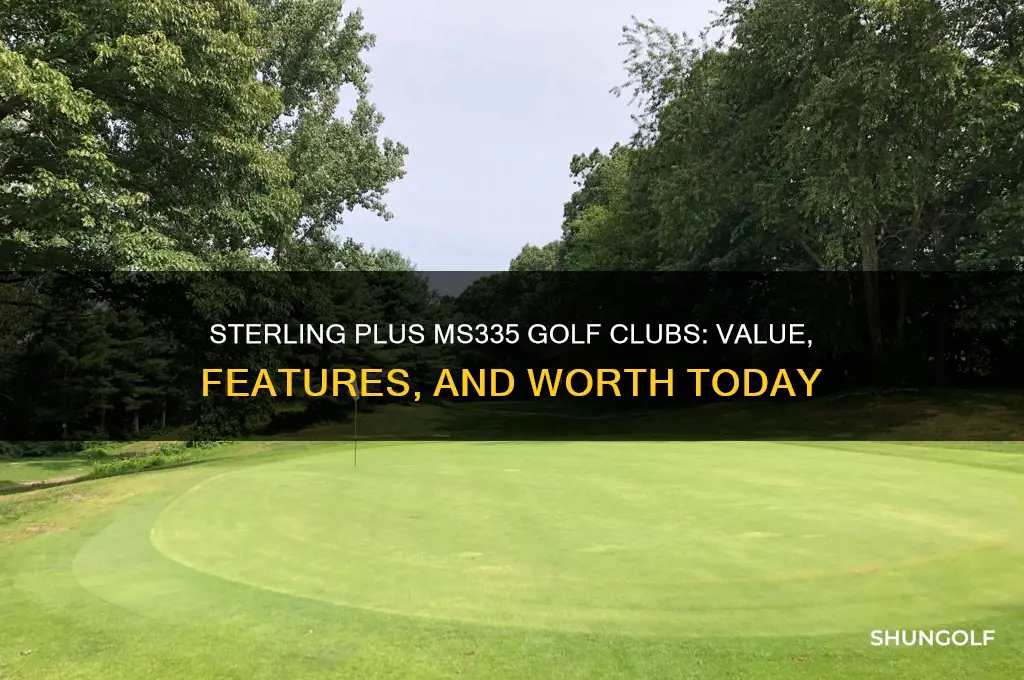 what are sterling plus ms335 golf clubs worth