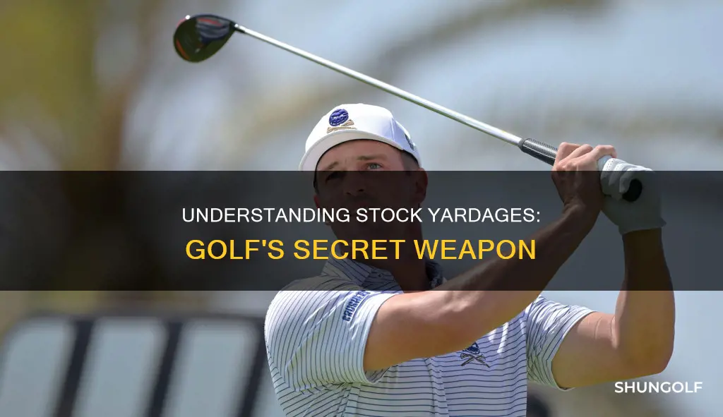 what are stock yardages in golf