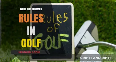 Golf's Summer Rules: Adjusting Your Game