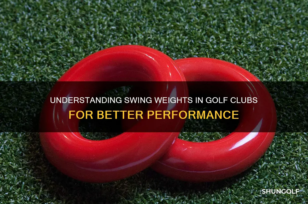 what are swing weights in golf clubs