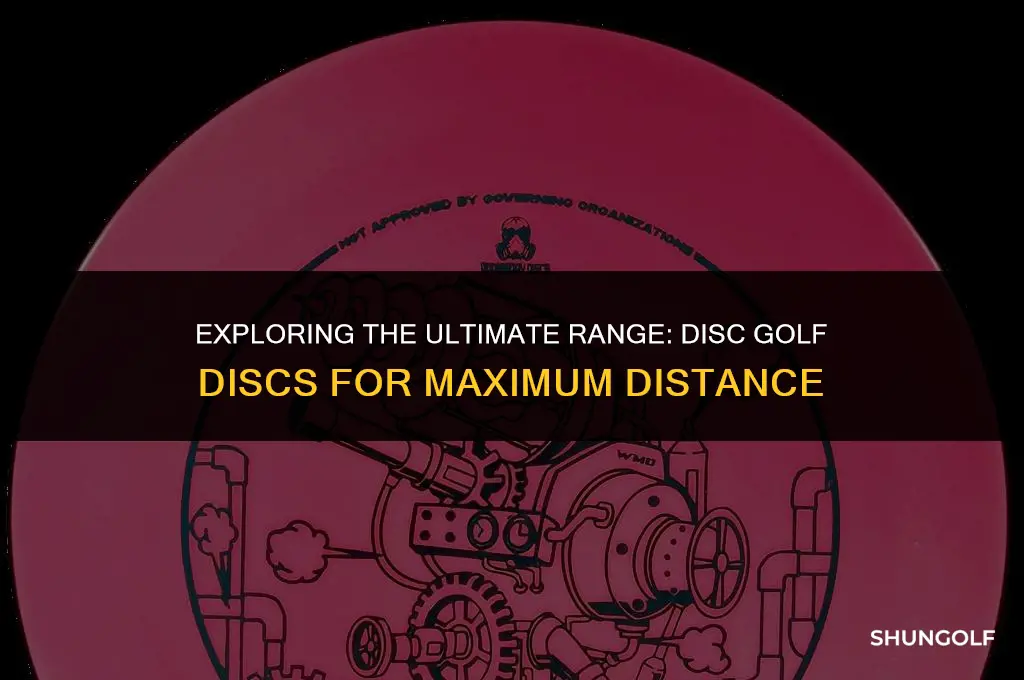 what are th max distance disc golf discs