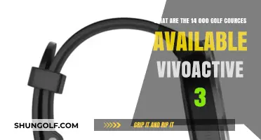 Exploring 14,000 Golf Courses on Garmin Vivoactive 3