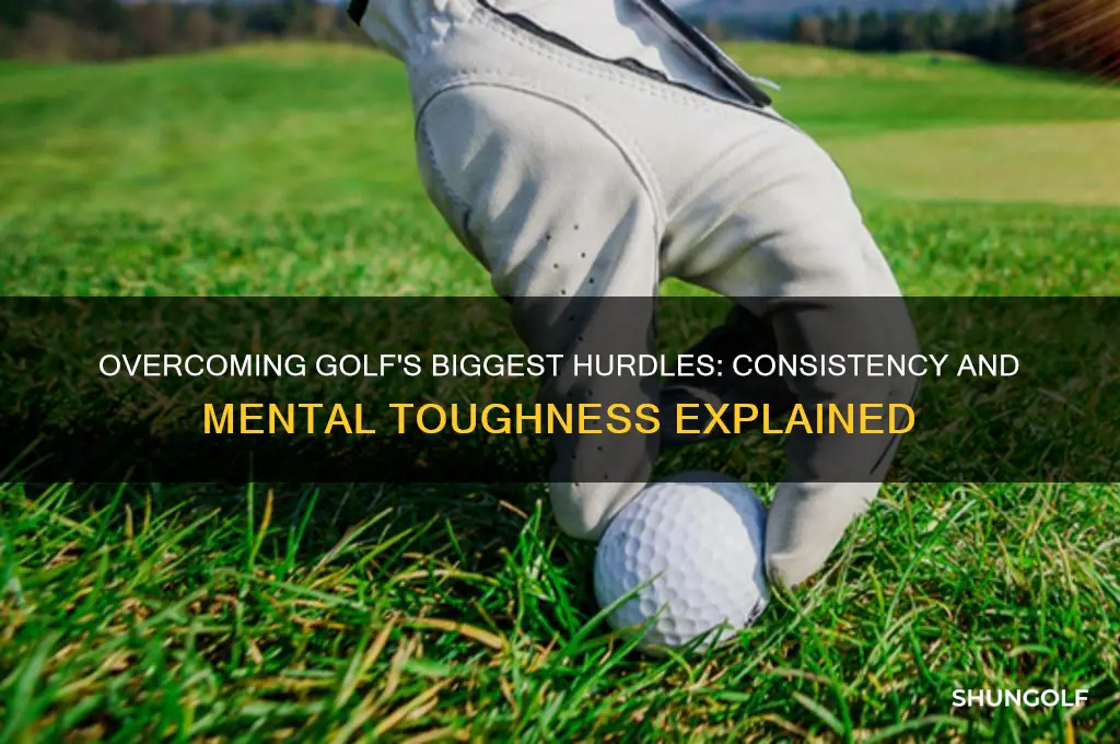 what are the 2 most common obstacles in golf