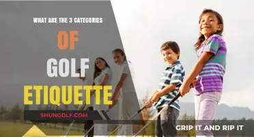 Mastering Golf Etiquette: Understanding the Three Key Categories