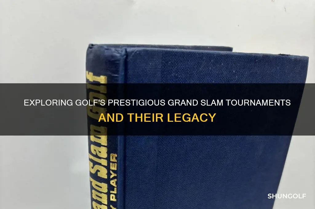 what are the 4 grand slams of golf