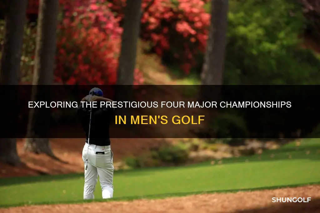 what are the 4 majors in men