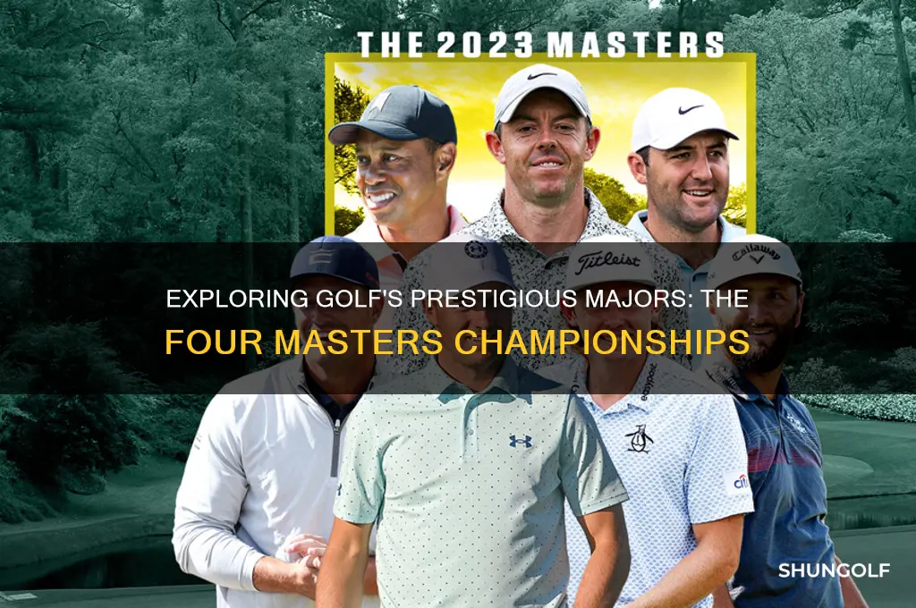 what are the 4 masters in golf