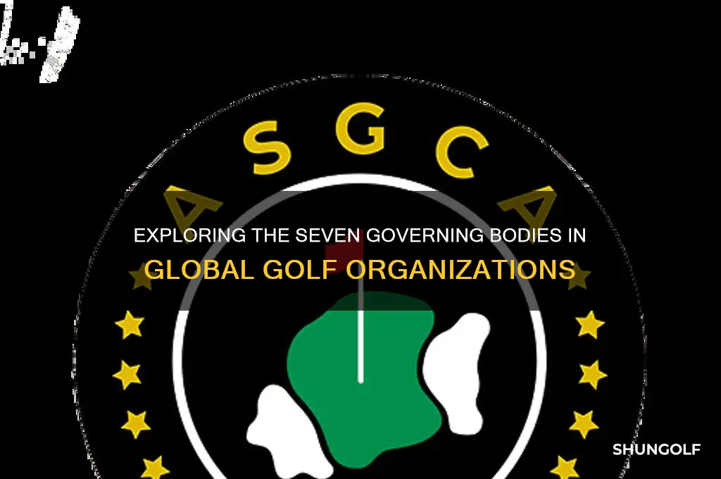 what are the 7 organization of golf