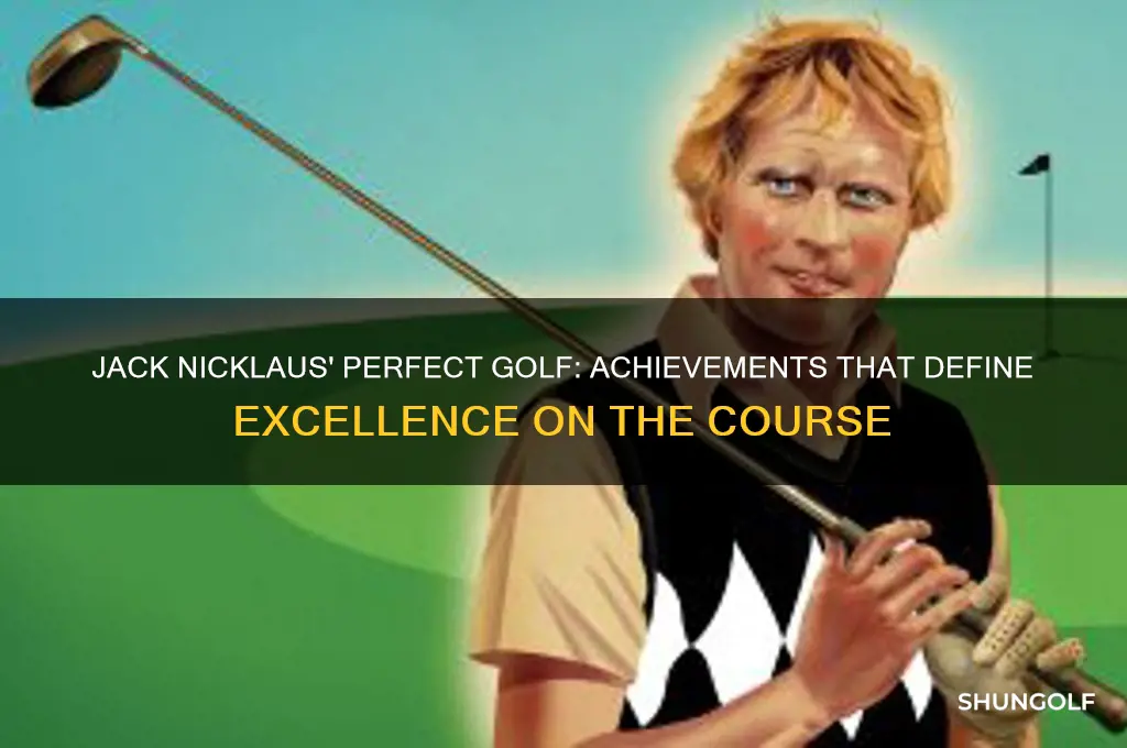 what are the achievmrnts worth in jack nicolaus perfect golf